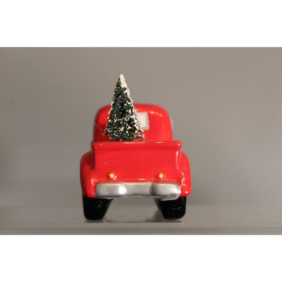 Dept 56 Heritage Village Collection North Pole Series Red Truck Hand-painted - Picture 10 of 10